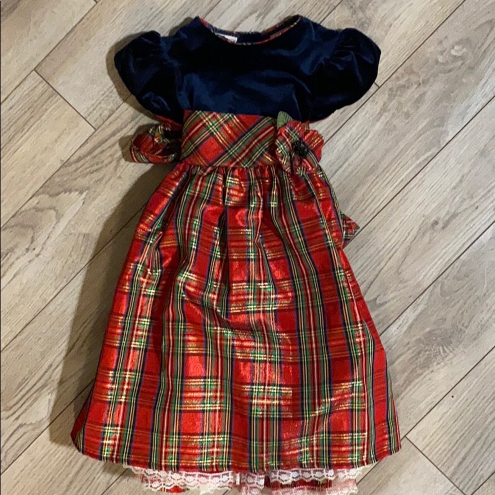EUC Vintage Style Xmas Dress